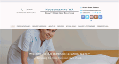 Desktop Screenshot of housekeepingwa.com