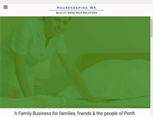 Tablet Screenshot of housekeepingwa.com